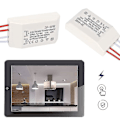 Miniatyrbilde 3 av 5: 220v til AC 12v Elektronisk Transformator, 20-60w Spenningsomformer, Intelligent Strømforsyningsdriver for Lavspenningslampe