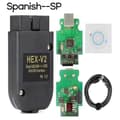 Multilingual VCDS HEX X2 22.3 HEX CAN USB Interface V2 ATMEGA162+16V8+FT232RQ JKW English