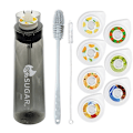 Miniatyrbillede 1 af 3: 7 smags, 650ml startpakke Frugt smagsvarianter BPA fri med sugerør Vælg smagskapsel Duft 0 Sukker og vandkop Indeholder kopbørste - sort black