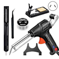 Miniatyrbild 1 av 5: Multifunktionell Lödkolv Lödningsmaskin Set Intern Uppvärmd Industriell Svetsverktyg för Reparationer Hem DIY BK Externally heated AU Plug