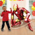 Miniatyrbillede 3 af 5: 3D Superhelt Spiderman Iron Man Tegneserie Fødselsdagsballon Batman