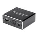 HDMI til Optisk Lydkonverter, SPDIF Stereo Extractor til Digital Lyd, 4K-kompatibel, til TV, PC, PS5, Blu-ray-afspiller, med USB-strømkabel
