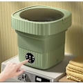 Miniatyrbillede 5 af 5: Bærbar Vaskemaskine, 11L 2-i-1 Foldbar Vaskemaskine og Centrifuge blue