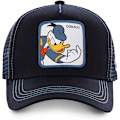 Miniatyrbilde 2 av 4: Tegneserie Mikke Mus Donald Duck Snapback Bomullshette for Menn og Kvinner Hip Hop Mesh Caps Direkte Salg Donald Black