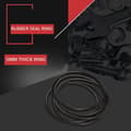 Miniatyrbilde 3 av 5: 5 stk. 100 mm utvendig diameter 5 mm tykke gummipakningsfilter O-ringer Black