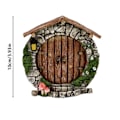 Miniatyrbillede 1 af 4: 2 Fe-døre, træfe-døre til haven, fe-døre, miniature, havepynt til haven (2) 2