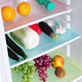 Miniatyrbild 7 av 10: 4-pack Kylskåpsmattor, Smutsavvisande, Tvättbara, Mögelresistenta, Klippbara, Kylskåpsmattor White