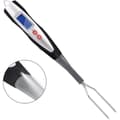 Kötttermometer Gaffel Grillgaffel med Termometer Digital Grillgaffel Termometer Digital Matlagningsgaffel Direktavläsning Gaffel Lämplig