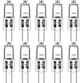Miniatyrbillede 1 af 6: G4 halogenpærer 10W 12V - Varmt hvidt - 10-pak 10W 10W 10W 10pcs