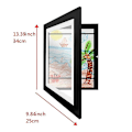 Miniatyrbilde 1 av 5: My Little Davinci Trebilde Ramme i Tre med 20 Ark - Perfekt for Barnekunst black