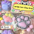 Miniatyrbild 7 av 8: Katt tass Mochi Taba Squishy Fidget Toy Katt tass Långsam återhämtning Stre A4