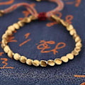 Miniatyrbillede 2 af 5: Tibetansk Kobber Armbånd til Mænd og Kvinder, Buddhistisk Lykkearmbånd til Forebyggelse af Gigt, Beskyttelse og Velsignelse for Mænd og Kvinder, [HK]
