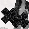 Miniatyrbild 5 av 5: 10 Par Nippelskydd, Bling-Bling Kors Pasties Nippelskydd