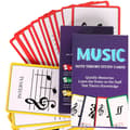 Musikteori-flashcards - memorera snabbt Lär dig noterna på notsystemet