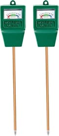 Jordfuktighetsmätare 2-pack Växthygrometer Fuktsensor Växtfuktighetsmätare för Krukväxter Trädgård Gård Gräsmatta (Inga batterier krävs)