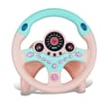 Simulator Körkontroll Simulator Körratt Co-pilot Leksak Barn Pedagogisk Talande Leksak Liten Ratt Leksakspresent Pink