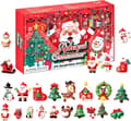 Julkalender 2026 24-dagars nedräkning 24 överraskningsfigurer present Keychain