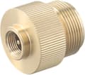 Campingköksadapter - Gasolkonvertering - Utomhusmatlagning - Självförslutande ventil - 5 x 5 x 5 cm