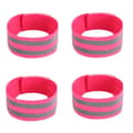 4 stycken reflekterande tejp reflexband för handled arm fotled ben