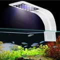Akvarielys LED hvitt og blått lys nano klipsbelysning Hvit White