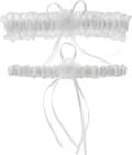 Brudstrumpband för brud spets brud elastiskt strumpband något blått bröllopstillbehör