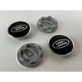 4 X Land Rover Navkapsel Svart Range Rover Sport Evoque Velar Discovery 62mm