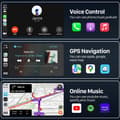 Pikkukuva 6 / 8: Langaton Carplay Android Auto -sovitin iPhone IOS 10+/Android 11+ USB/Type-C -liitännällä autoihin, joissa on tehdasasennettu langallinen CarPlay vuodesta 2016 alkaen White