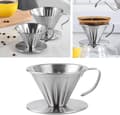 Miniatyrbillede 3 af 5: Kaffekande rustfrit stål filter kaffetragt håndlavet kaffefilter