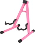 Universellt hopfällbart instrumentstativ gitarrstativ A-ram notställsfäste rosa