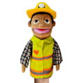 Miniatyrbild 1 av 10: Mjuk Plyschleksak Handdocka, Roliga Dockor Leksak Professionell Karaktär Handdocka❀ #04