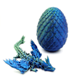 Miniatyrbild 1 av 2: 3D printed överraskning Magic Dragon Egg Artikulerande Ädelsten Dragon Fidget Toy E One Size