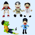 Miniatyrbild 3 av 3: Jeffy Handdocka Pojke Joseph Cody Feebee Plyschleksak Docka Avtagbar Docka Gåva* Zombie Jeff 55CM