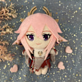 Miniatyrbild 1 av 2: Genshin Impact Yae Miko Yun Plyschleksak AlHaitham Tighnari Cyno Docka Barnpresent Yae Miko
