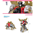Miniatyrbild 4 av 5: Transformator BPF 03 Snarl Dinobot Beast Dinoking Stegosaurus Action Figurleksak