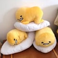 Miniatyrbild 6 av 9: Söt Gudetama Lat Ägg Plyschleksak Äggula Bror Fylld Tecknad Kudde