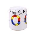 Miniatyrbild 1 av 2: Magic Cube Dekompression Gyro Stress Reliever Leksaker Fidget Toy Plast Activity White Puzzle Can