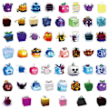 Miniatyrbild 2 av 5: 50 st BLOX FRUITS Fan Collection Dekaler Stickers Gitarr Ipad Hydro Flask Graffit