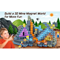 Miniatyrbild 6 av 10: NYA 300 ST MC Magnetiska Byggklossar STEM Leksak Kreativ Lek För Barn Present 15 Random Figures