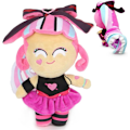 Miniatyrbild 1 av 10: Shadow Milk Cookie Plyschleksak Docka Figur Spel Cookie Run: Kingdom Gosedjur- Shining Glitter Cookie