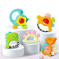 Miniatyrbild 1 av 5: Babys skallror och bitringar Set Nyfödd 0-6 månader Leksaker Pojkar Flickor Kul lek