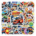 Miniatyrbild 1 av 4: 50 st Blaze and the Monster Machines Stickers Lastbil 4 hjul Skateboard Graffiti