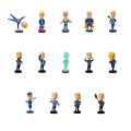 Miniatyrbild 2 av 2: Fallout 4 Vault Boy PVC Action Figur Samlarobjekt Modell Bobblehead Toy Doll Ny A
