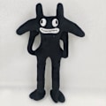 Miniatyrbild 5 av 8: Garten of Ban3 BanPlush Leksaker 9 tum Skräckspel Leksak Garden of Ban Plyschgåva Black