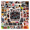 Miniatyrbild 1 av 6: 100 st Lethal Company Steam Game Stickers Hydro Flask Laptop Notebook Skateboard