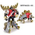 Miniatyrbild 1 av 5: Transformator BPF 03 Snarl Dinobot Beast Dinoking Stegosaurus Action Figurleksak