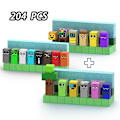 Miniatyrbild 7 av 7: Magnetiska Byggklossar Sprunki Magnet Kub Gruvvärld Set för Pojke Flicka Leksak Gåva D-54PCS
