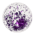 Miniatyrbild 1 av 3: Transparent PVC uppblåsbar badboll Elastisk badboll Konfetti boll poolleksak Purple