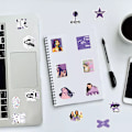 Miniatyrbild 6 av 7: 50X Olivia Rodrigo Stickers Gitarr Skateboard High School Musical Vampire Phone