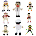Miniatyrbild 3 av 3: Ny Jeffy And Feebee Handdocka Stor mjukdocka Plyschleksaker Puppet Kids Present Chef 50cm/19.69in