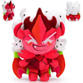 Miniatyrbild 1 av 10: Shadow Milk Cookie Plyschleksak Docka Figur Spel Cookie Run: Kingdom Gosedjur- Pitaya Dragon Cookie